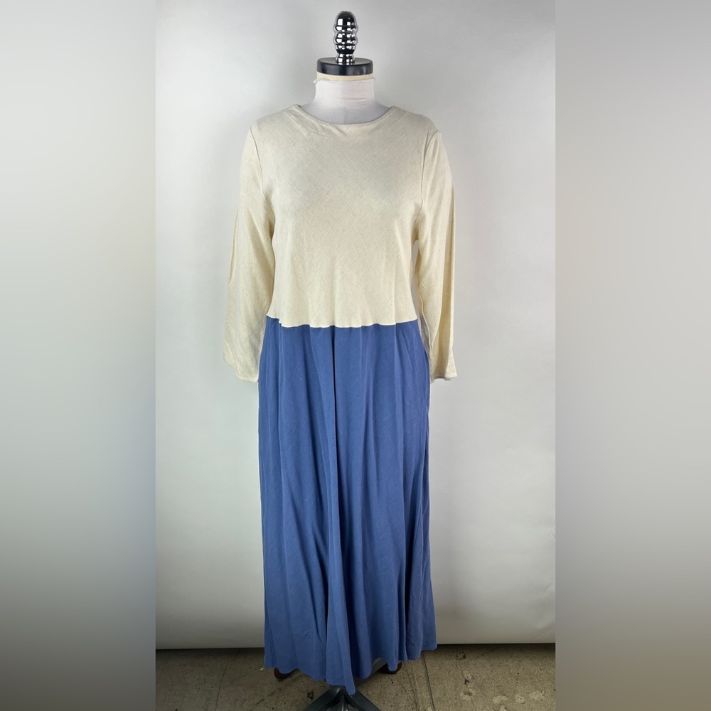 💚 3165. Maxi Long Sleeve Loose Fit Dress